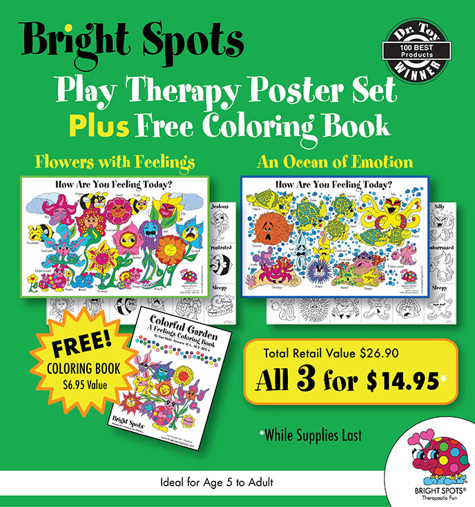 Play Therapy Poster Set Plus Free Coloring Book – Bright Spots, LLC