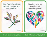 Memory Garden <br> Bereavement / Healing <br> Sentence Completion Flash Card Game