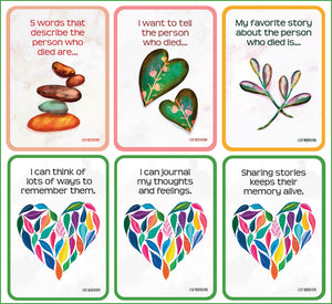 Memory Garden <br> Bereavement / Healing <br> Sentence Completion Flash Card Game